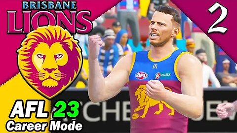 MAKING BRISBANE GREAT AGAIN! AFL 23 Brisbane Lions Management Career Gameplay #2