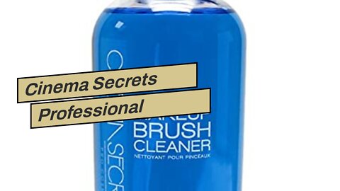 Cinema Secrets Professional Makeup Brush Cleaner, 16 Fl oz