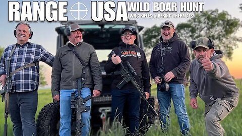 🐗TEXAS HOG HUNTING With Range USA Crew! | Bering Thermals & LWRC Rifles!