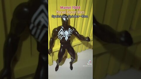 Symbiote Spider-man - Marvels Secret Wars (Mattel 1984) #actionfigure #toy