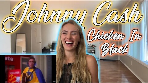 Johnny Cash-Chicken In Black! Very Funny Song! First Time Hearing!