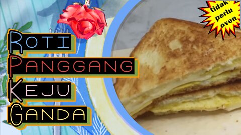 😋🤩 Cara membuat Roti panggang keju yang enak dengan double keju,(no oven) 🍞🧀🥛🥚