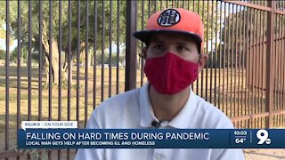 Falling on hard times during pandemic, local man gets help after becoming ill and homeless