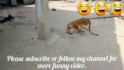 Wow_Nice!!!_Fake_Tiger_Prank_Dog_Run_So_Funny_Video_Pranks_2021 part 1(720p)