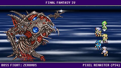 FINAL FANTASY IV Pixel Remaster Final Boss Battle Zeromus & The End (PS4)