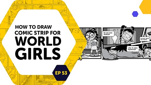 How To Draw Comic Strip for World Girls ep53