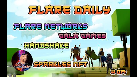 FlareDaily - All Flare Networks with Gala Games - Sparkles NFT - Handshake