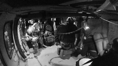 B-roll: Tucson Air and Marine Operations aircrew rescues stranded, medically distressed hiker.