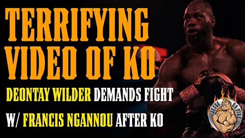 Deontay Wilder INSANE Knockout Video - DEMANDING Francis Ngannou Fight!!!