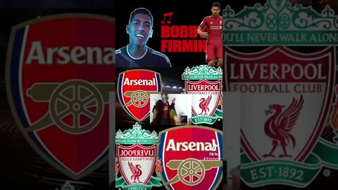 ARSENAL VS LIVERPOOL BOBBY FIRMINO ties it up 🫣