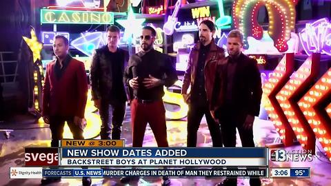 New show dates added for Backstreet Boys