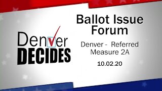 Denver Decides forum: Ballot Measure 2A — Climate Funding