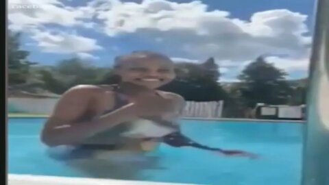 Last moments of nurse before she drowns in a hotel pool while live streaming on Facebook