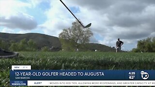 12-year-old going to Augusta Natioanl