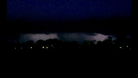 Running to beat the storm at Kohler, Wisconsin