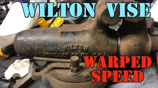 Wilton Warped Bullet Vise - Check out the Weld on this Sucker