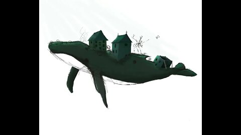 Undersea Village Speed Paint - Reclaiming Nature Fantasy Art