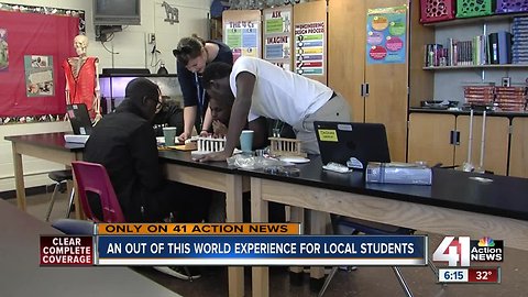 KCK students' science experiment headed to space