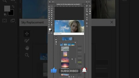 Sky Replacement In Photoshop Tutorial | #trendingshortfffff #shorts #photoshopshort #ytshorts