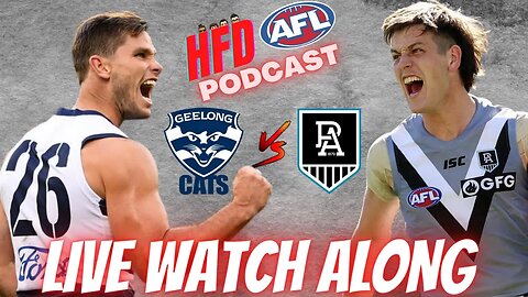 AFL WATCH ALONG | ROUND 10 | GEELONG vs PORT