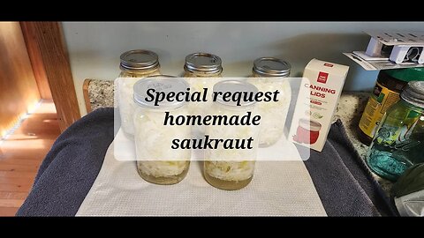 Special request homemade saurkraut #cabbage