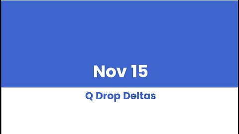 Q DROP DELTAS NOV 15