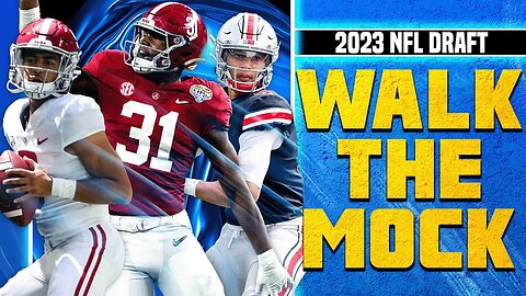 THREE ROUND 2023 NFL Mock Draft W/ TRADES | Walk The Mock