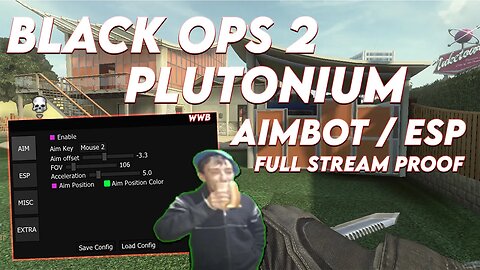 (Best Free Plutonium cheat) Full Stream Proof / Aimbot / ESP / Undetected / Black Ops 2 + Controller