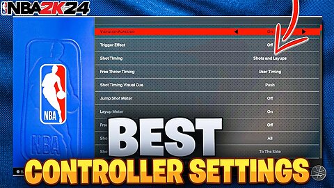 BEST CONTROLLER SETTINGS NBA 2K24 FOR DRIBBLING PASSING & DEFENSE - NBA 2K24 TIPS & TRICKS