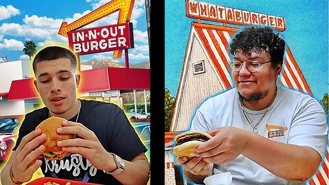 IN-N-OUT vs WHATABURGER, BEST BURGER ?