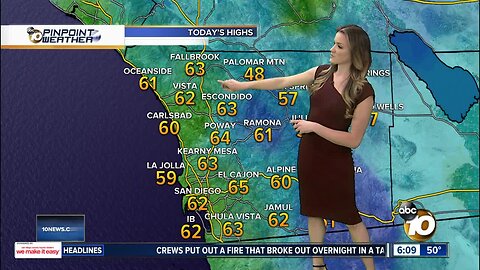 10News Pinpoint Weather with Jennifer Delacruz