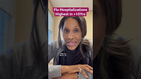 Flu Hospitalizations 🤒 Highest in 10 Years! Doctor Explains #Shorts