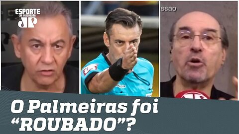 O Palmeiras foi "ROUBADO" pelo VAR da FPF? Veja DEBATE!