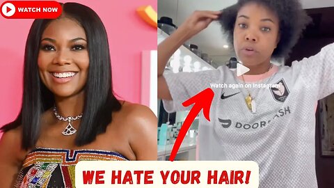 Why Are The SISTA'S Up In ARMS About Gabrielle Union's NATURAL Hair? TF?!