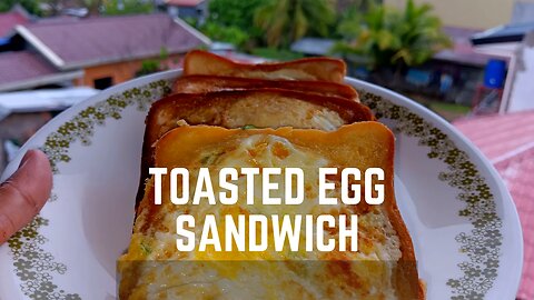 Toasted Egg Sandwich with Cheese