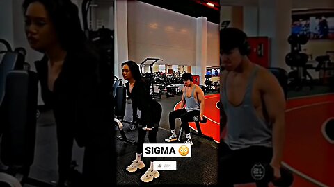 sigma at gym 💀 #shorts