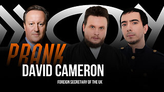 Prank with David Cameron