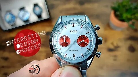 AMWG Red Moon Chronograph Microbrand 🔴 Speedmaster Homage? Honest Watch Review #HWR