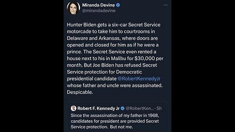 Biden DENIES RFK Jr. Secret Service Protection | What Could Go Wrong? 7-30-23 Benny Johnson