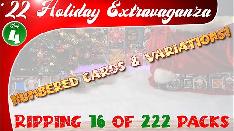 DAY 4 | Holiday Extravaganza - Pulling Numbered Cards & Variations! (NFL, NBA, MLB, PGA)