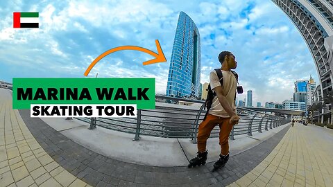 Dubai Marina Walk: Tranquil Skating Tour 🇦🇪 skateweaver