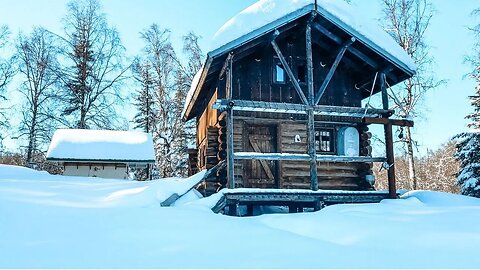 Homeschool📚& Cook with Me + Joe Rides on the Frozen River for a SNEAK Peek of the Remote Cabin!