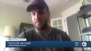 Decker says Goff's transition to Detroit smooth so far