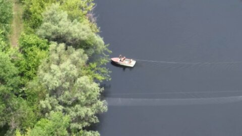 A Russian drone discovered a Ukrainian military cable crossing and directed artillery strikes in Protopopovka on the Izyum front