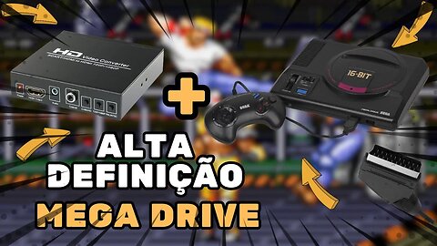 Obtenha a MELHOR qualidade de vídeo no MEGA DRIVE: Configuração avançada do cabo Scart!