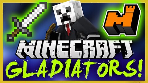 "HALF A HEART HERO!" Minecraft Minigame: GLADIATORS! (Mineplex: Gladiators Minigame)