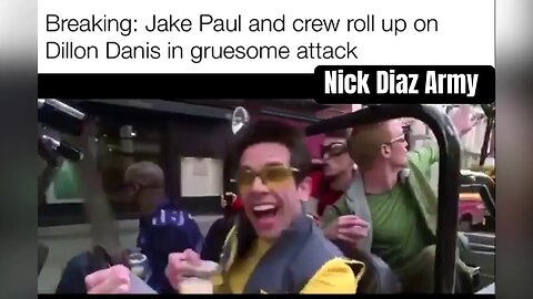 Jake Paul and crew roll up on Dillon Danis