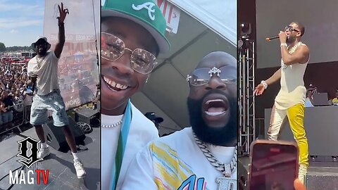 Rick Ross Has Meek Mill & Gucci Mane Closeout His 2nd Annual Car Show! 🎤