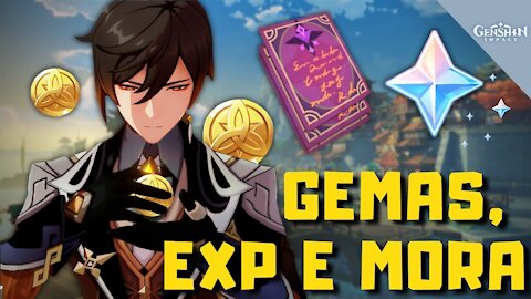 Como resgatar recompensas de graça - Genshin Impact