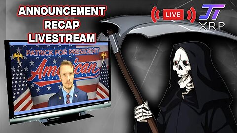 Announcement Recap Livestream - Patrick Riley CEO of Reaper Financial Runs for President